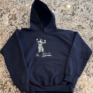 Boys Medium Aaron Judge Navy Hooded Sweatshirt